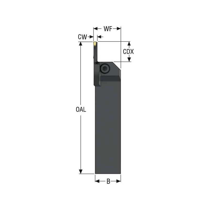 CFOL2525X05R230140-JETI Držák pro soustružení, Jetstream Tooling  • Vtools.cz