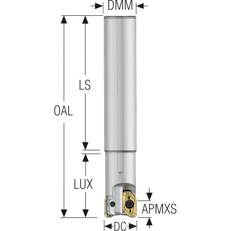 R217.97-1616.0-X08.2A Fréza (těleso) kopírovací • Vtools.cz