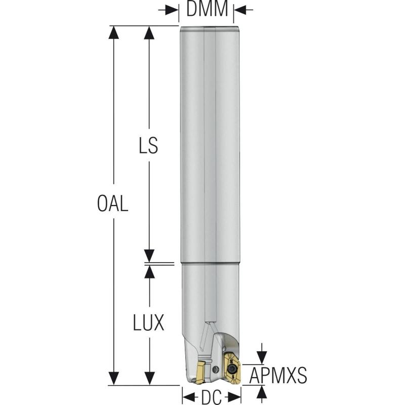R217.97-2525.0-X08.3A Fréza (těleso) kopírovací • Vtools.cz