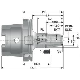 HSKA125-SFR16-120-F6 Monolitní upínač Shrinkfit ( tepelné upínání ) • Vtools.cz