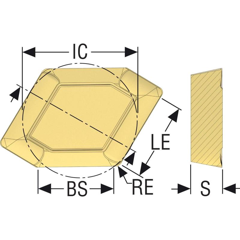 SPEN1906ZZTR-D25 MP1501 Destičky (VBD) pro frézování • Vtools.cz