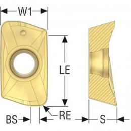XOMX180616TR-M14 MP2501 Destičky (VBD) pro rohové frézy Turbo   • Vtools.cz