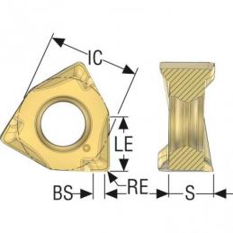 XNEX040308R-M06 MP2501 Destičky (VBD) pro rohové frézy Square 6   • Vtools.cz