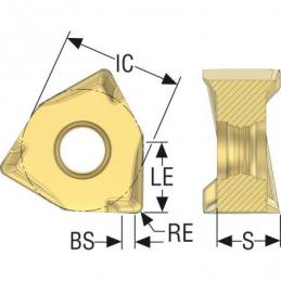XNEX080616TR-M13 MP2501 Destičky (VBD) pro rohové frézy Square 6   • Vtools.cz