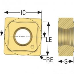 SNMU160610TN-MD16 MP1501 Destičky (VBD) pro frézování • Vtools.cz