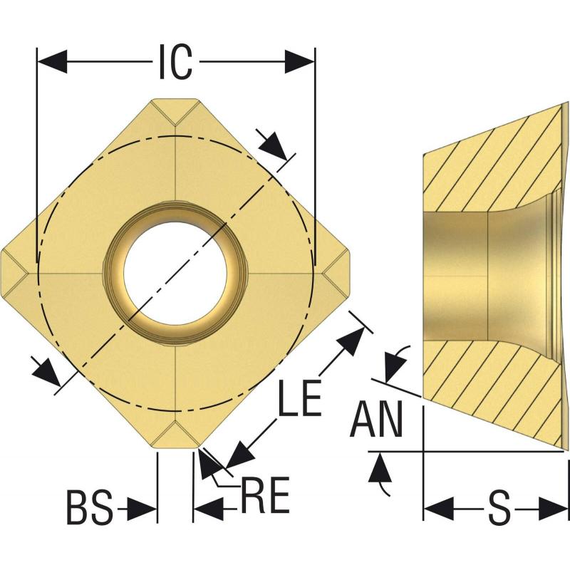 SEMX09T3AFTN-ME06 Destičky (VBD) pro čelní frézy Quattromill   • Vtools.cz