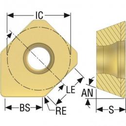 SEEX1505ZZTN-M17 MP2501 Destičky (VBD) pro čelní frézy Quattromill   • Vtools.cz