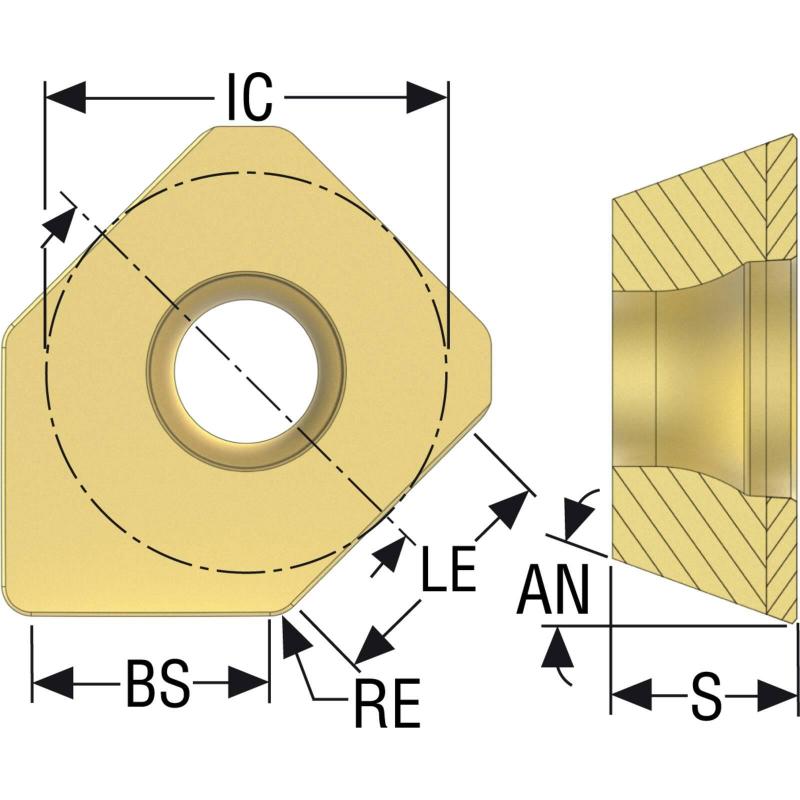 SEEX1505ZZTN-M17 MP2501 Destičky (VBD) pro čelní frézy Quattromill   • Vtools.cz