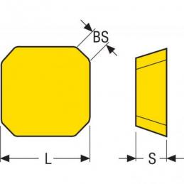 SEKN1203AFTN-D16 MP1501 Destičky (VBD) pro frézování ISO   • Vtools.cz