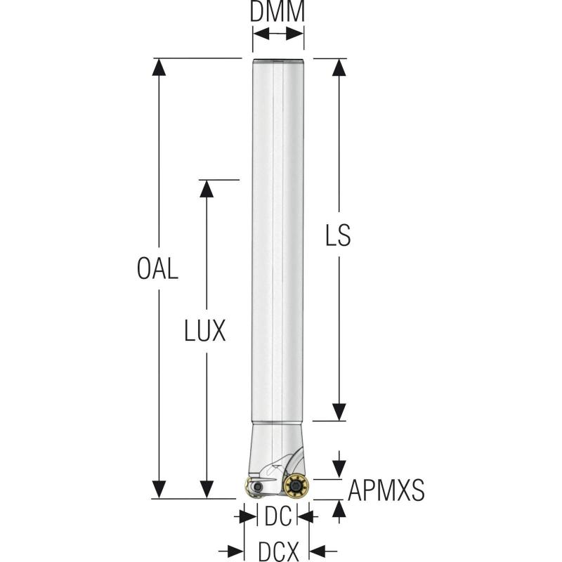 R217.29I-2525.0-05.3.124A Fréza (těleso) kopírovací • Vtools.cz