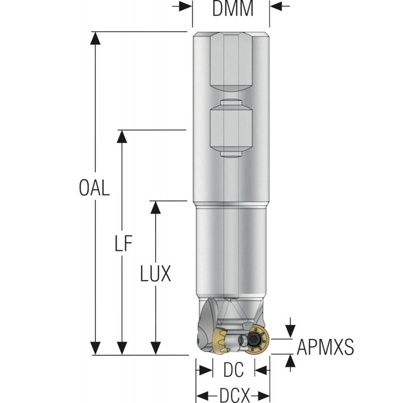 R217.29I-3232.3-05.4.060A Fréza (těleso) kopírovací • Vtools.cz