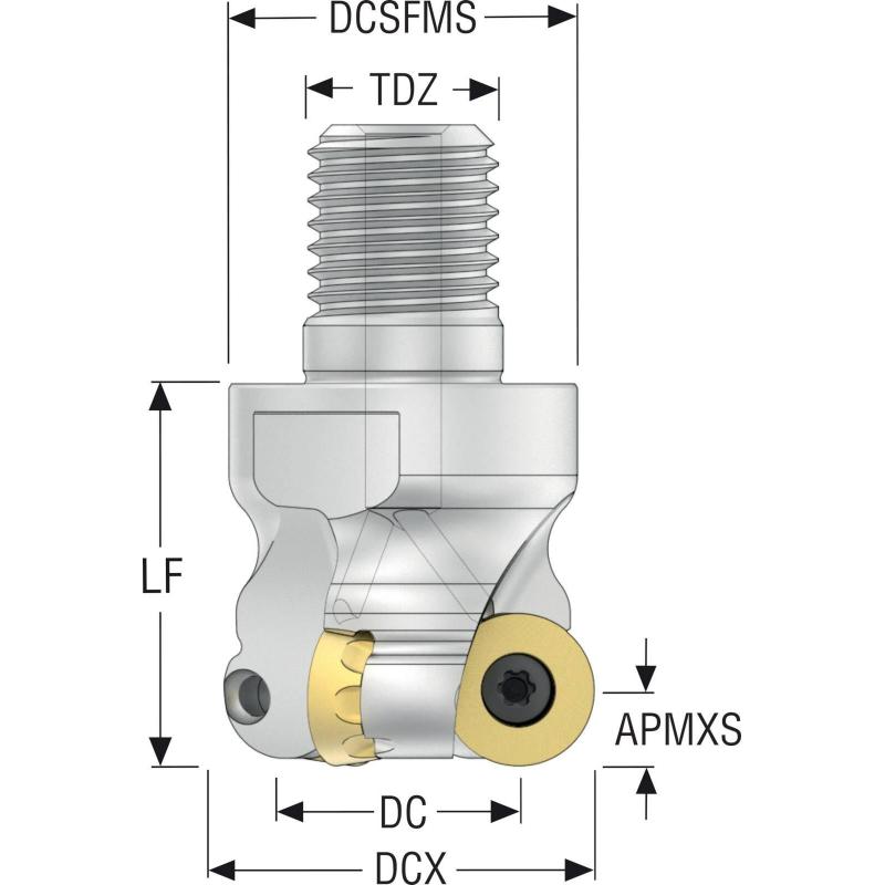 R217.29I-2040.RE-08.3A Fréza (těleso) kopírovací • Vtools.cz
