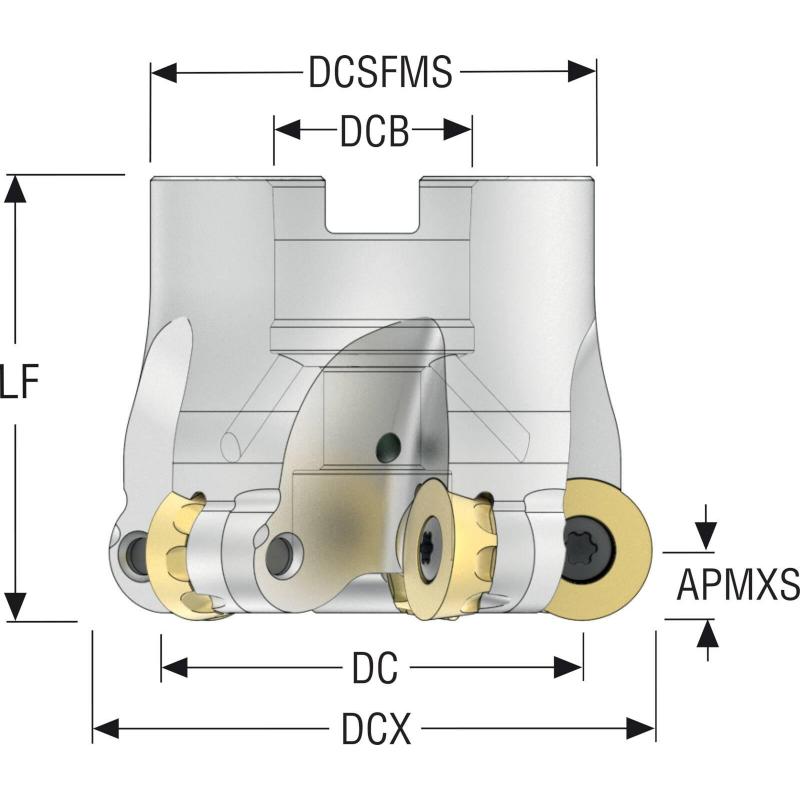 R220.29I-0063-08.5A Fréza (těleso) kopírovací • Vtools.cz