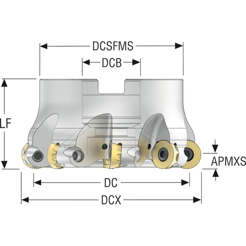 R220.29I-0100-08.8A Fréza (těleso) kopírovací • Vtools.cz