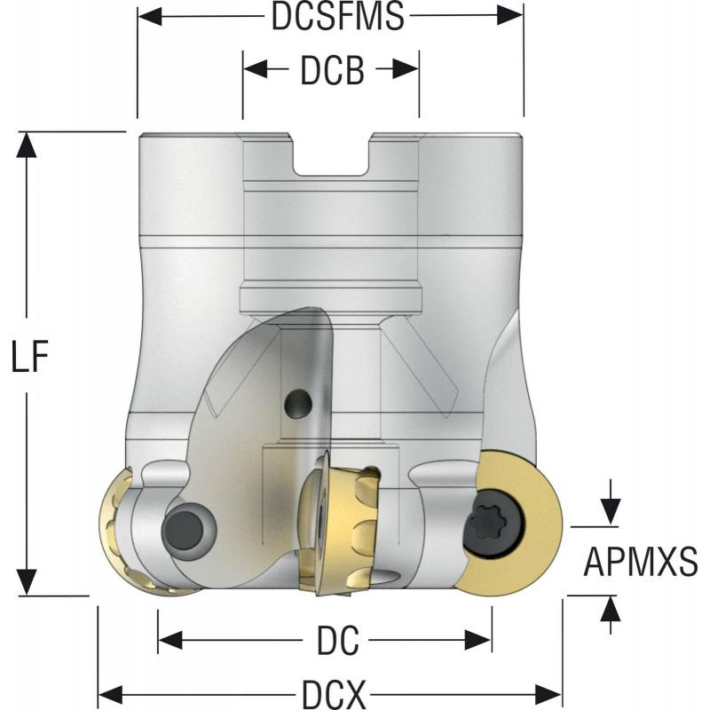 R220.29I-02.00-08.4A Fréza (těleso) kopírovací • Vtools.cz