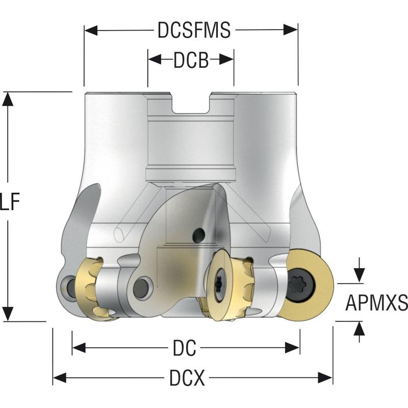 R220.29I-02.50-08.5A Fréza (těleso) kopírovací • Vtools.cz
