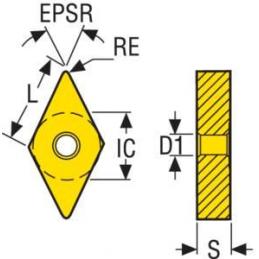 DNMU110408-M3 TP25 Destičky (VBD) pro soustružení ISO-P • Vtools.cz
