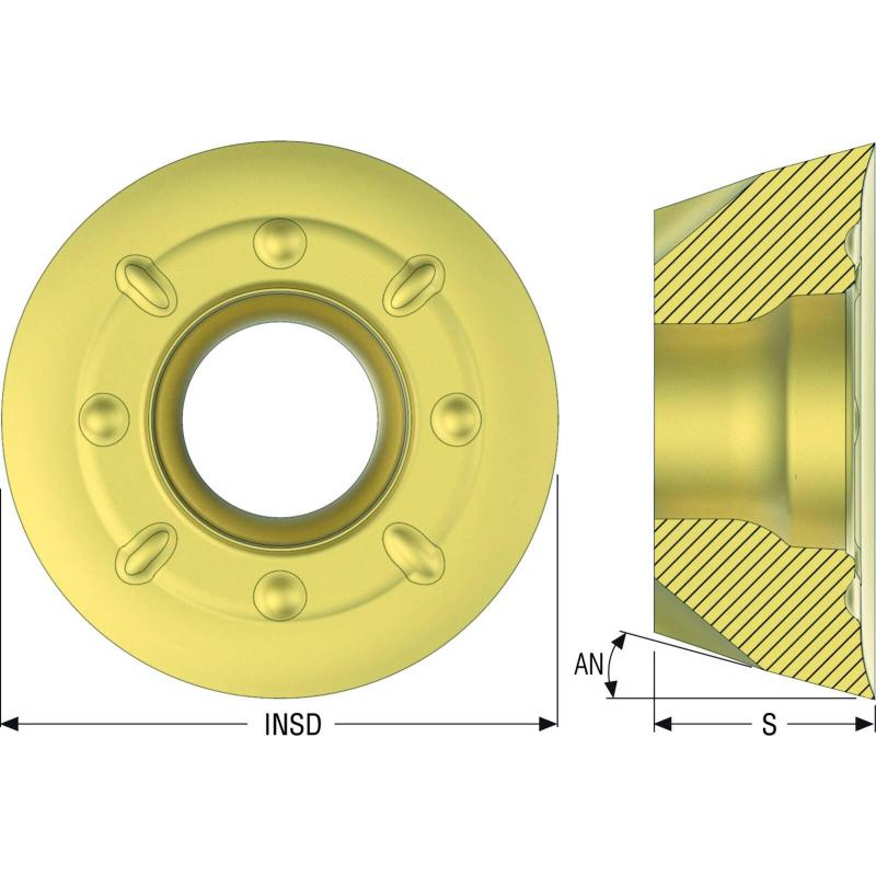 RDHT10T3M0-8-E04 H25 Destičky (VBD) pro frézy kopírovací • Vtools.cz
