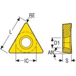 TCGT090204F-AL TS2050 Destičky (VBD) pro soustružení ISO-S • Vtools.cz