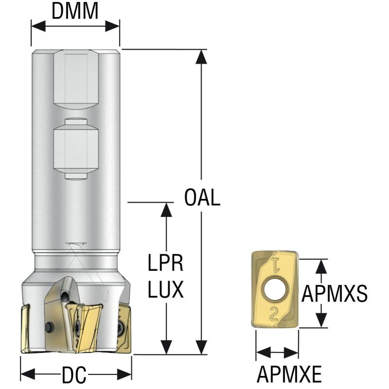 R217.64-3240.3-ZO16-4A Fréza (těleso) Power 4  • Vtools.cz
