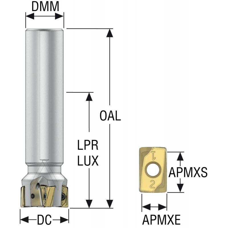 R217.64-3240.0-ZO16-4A Fréza (těleso) Power 4  • Vtools.cz