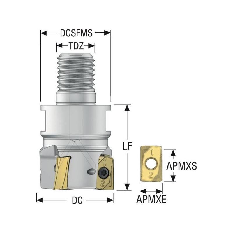 R217.64-01.50-20RE-ZO16-3A Fréza (těleso) Power 4  • Vtools.cz