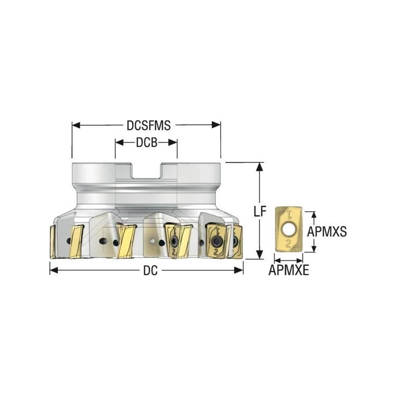 R220.64-0125-ZO16-10A Fréza (těleso) Power 4  • Vtools.cz