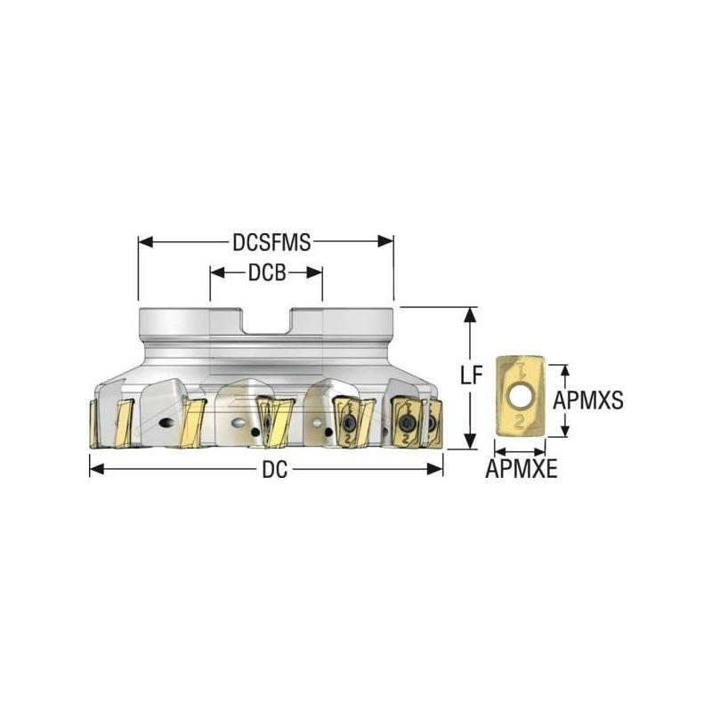 R220.64-0125-ZO16-12A Fréza (těleso) Power 4  • Vtools.cz