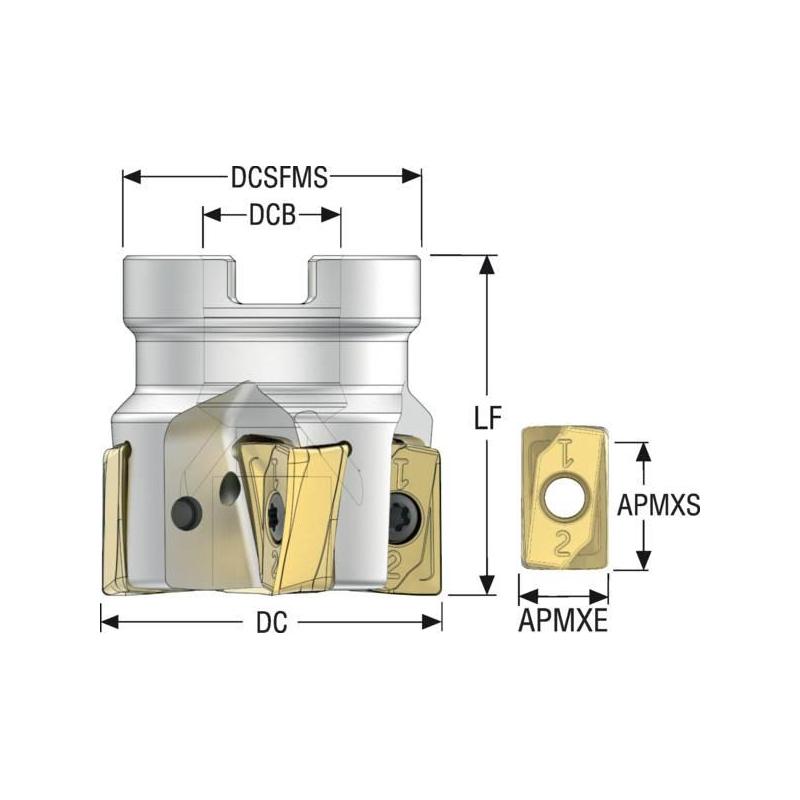 R220.64-02.00-ZO16-4A Fréza (těleso) Power 4  • Vtools.cz