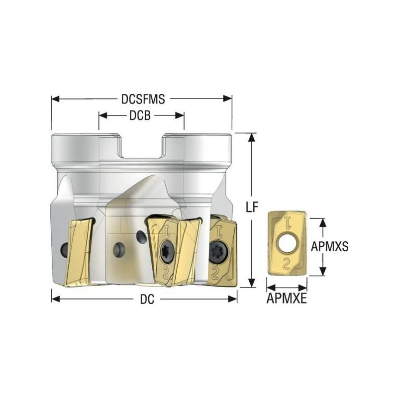 R220.64-02.00-ZO16-5A Fréza (těleso) Power 4  • Vtools.cz