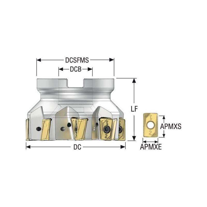 R220.64-03.00-ZO16-8A Fréza (těleso) Power 4  • Vtools.cz