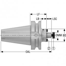 BT50AD-SM0.750-2.250-L1 EPB upínač Monobloc, SA  • Vtools.cz