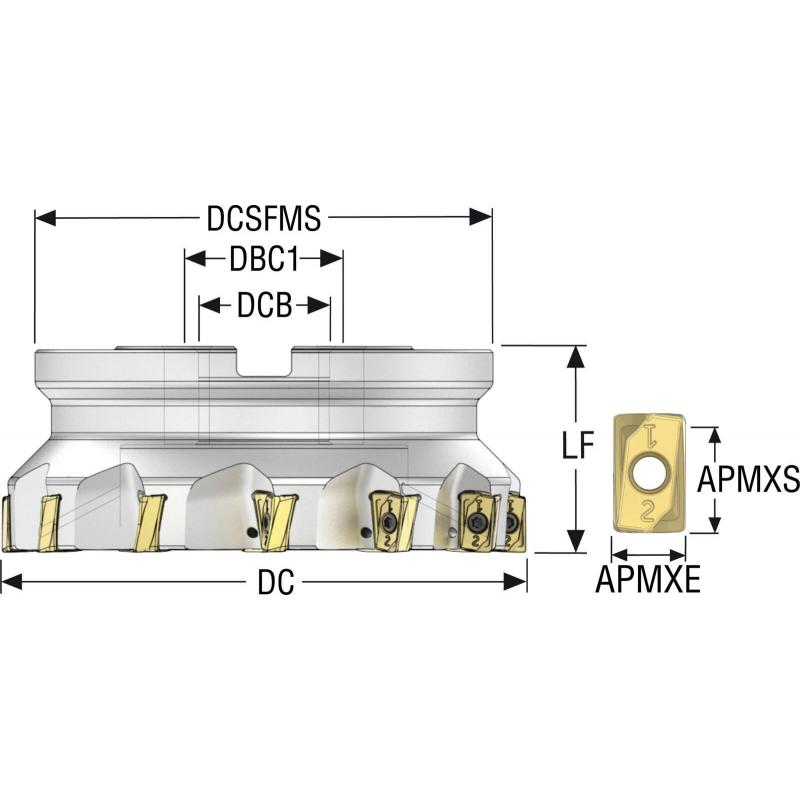 R220.64-8160-ZO16-12A Fréza (těleso) Power 4  • Vtools.cz