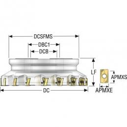 R220.64-8200-ZO16-14A Fréza (těleso) Power 4  • Vtools.cz