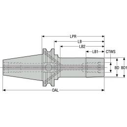 CAT50ADB-M20-3.740 Fréza (těleso) kopírovací • Vtools.cz