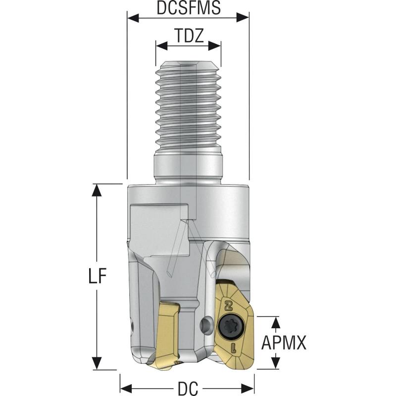 R217.97-1020.RE-X08.3A Fréza (těleso) kopírovací • Vtools.cz