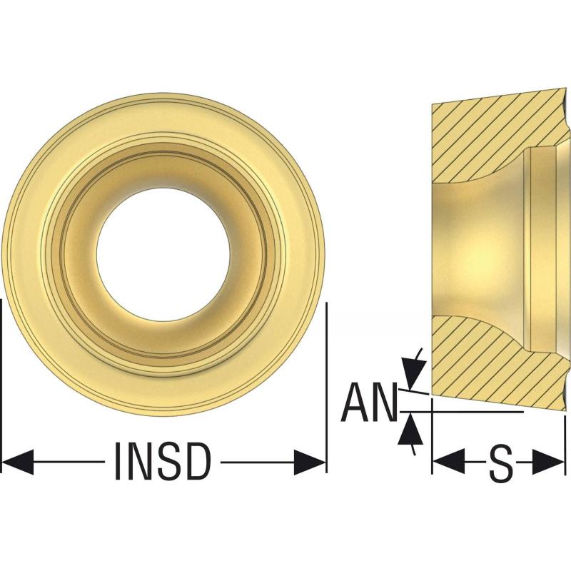 RCMT09T300-F16 TP25 Destičky (VBD) pro soustružení ISO-S • Vtools.cz