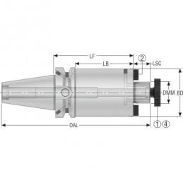 BT50ADB-SM22-055-L1 EPB upínač Monobloc, SA  • Vtools.cz