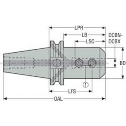 CAT50ADB-EM40-4.500 EPB upínač Monobloc, SA  • Vtools.cz