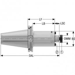 CAT40TFADB-SM1.000-4.000-L1 Upínač Taper Face (s dvojitým kontaktem) • Vtools.cz