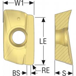 XOEX160508F PCD05 Destičky (VBD) pro frézování PCD • Vtools.cz