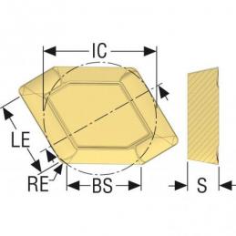 SPER1906ZZTL-M17 MP2050 Destičky (VBD) pro frézování • Vtools.cz