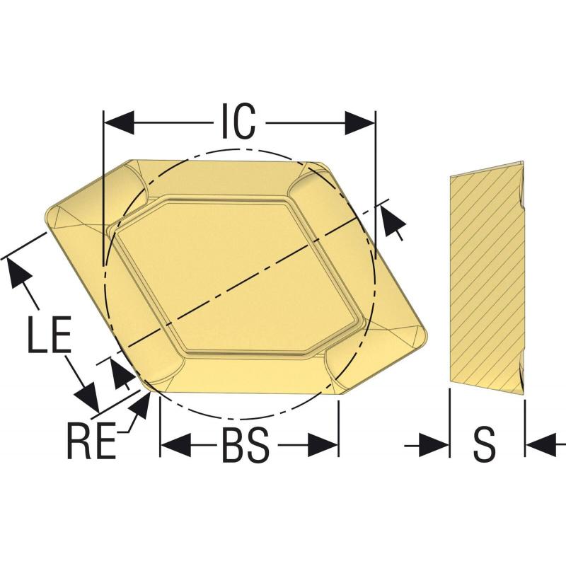 SPER1906ZZTL-M17 MP2050 Destičky (VBD) pro frézování • Vtools.cz