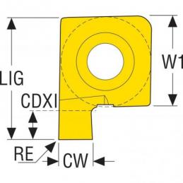 9NR1.65FG CP30 Destičky (VBD) pro soustružení zápichů • Vtools.cz