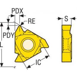 22ERN55 H15 Destičky (VBD) pro soustružení závitů • Vtools.cz