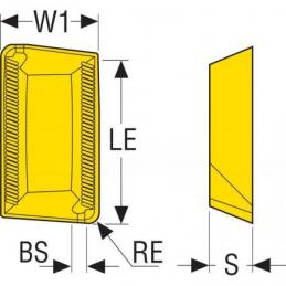 ABER2606ZFFR-M15 T25M Destičky (VBD) pro frézování • Vtools.cz