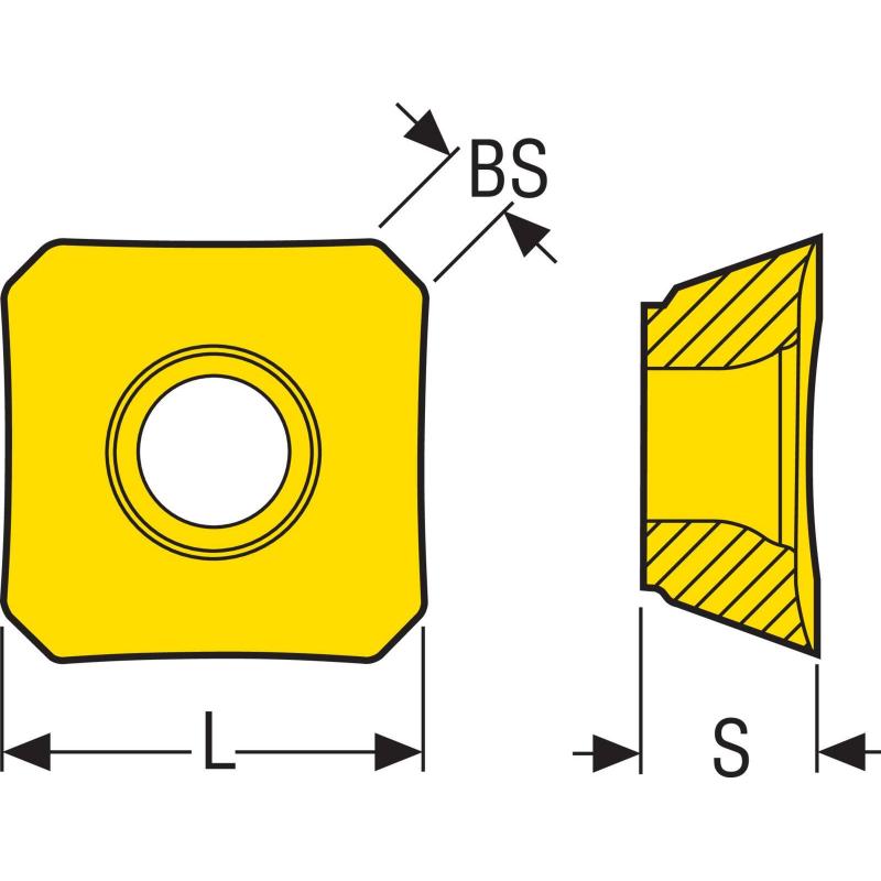 SEEX09T3AFTN-ME07 T25M Destičky (VBD) pro čelní frézy Quattromill   • Vtools.cz