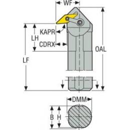S32T-MVYNL16 Držák pro soustružení • Vtools.cz