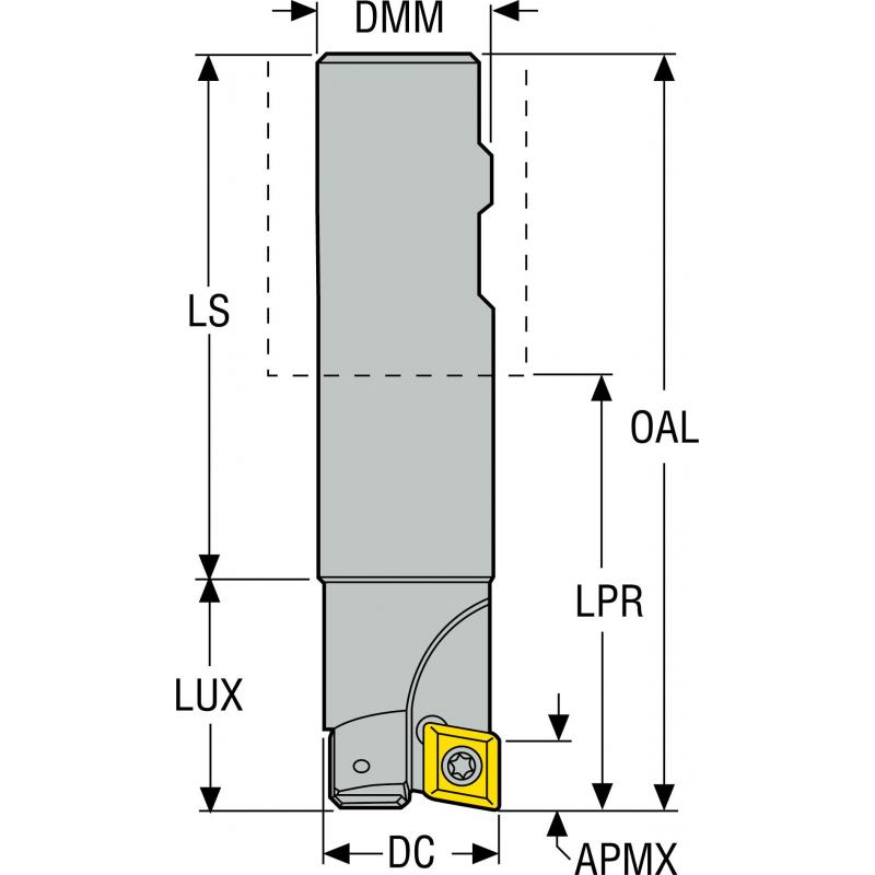 R216.19-3232.3-12 Fréza (těleso) ISO  • Vtools.cz