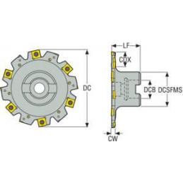 R335.19-160.12.40-8 Fréza (těleso) kotoučová 335.19  • Vtools.cz